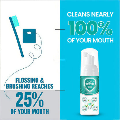 🔥 LAST DAY SALE 70% OFF 🔥AQA™ NEW TEETH Mouthwash - Solve all Oral Problems