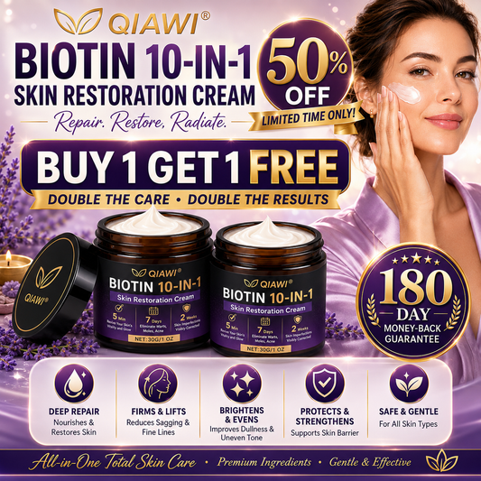 QIAWI®BIOTIN 10-IN-1 SKIN RESTORATION CREAM